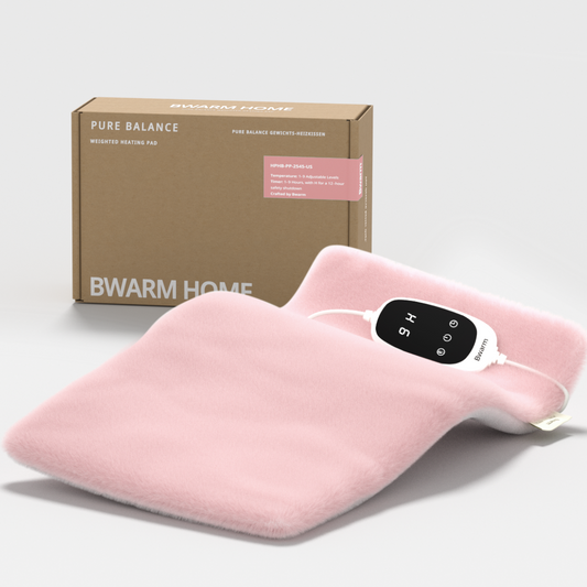 Luxe Rosa herbal therapy weighted heating pad